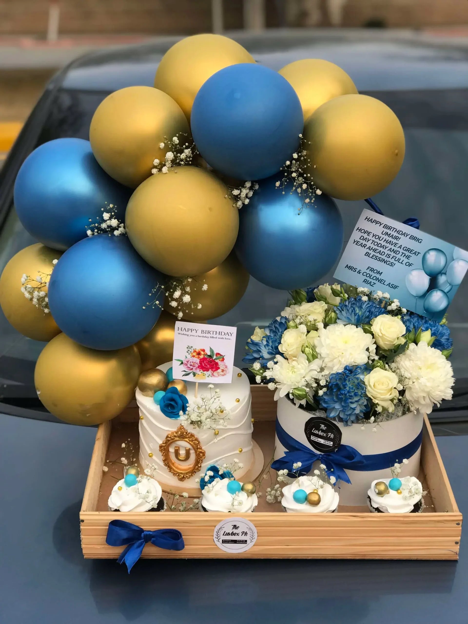 Gentleman’s Celebration Tray | Birthday Gift for Him