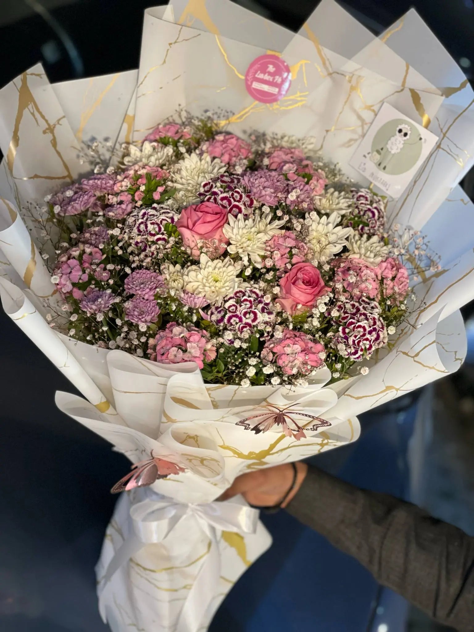 Festive Bloom – Eid Mubarak Flower Bouquet