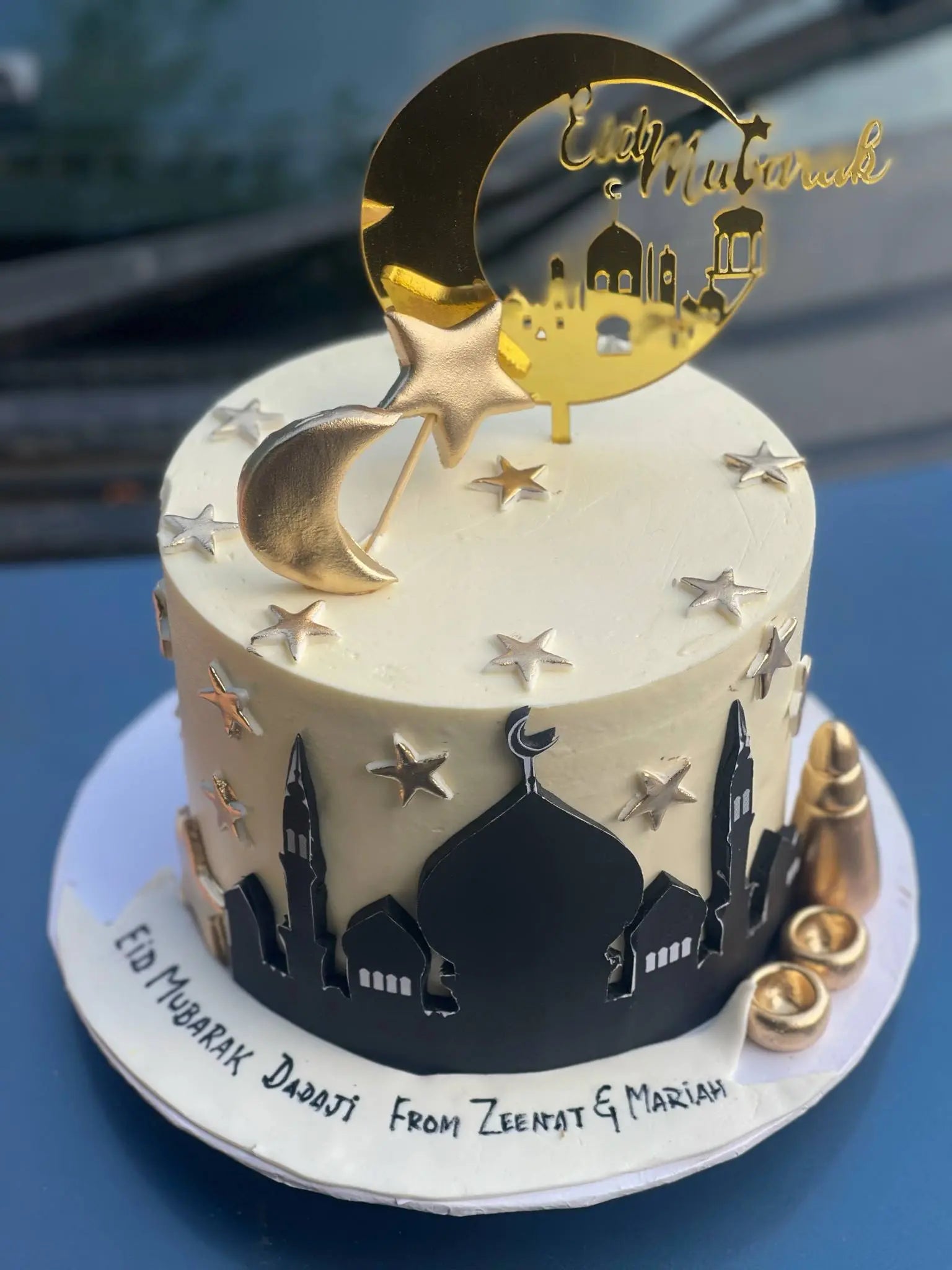 Eid Wishes Cake – 2–3 lbs Custom Design