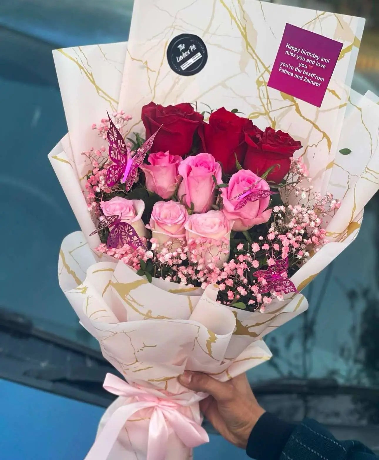 Rosetta Charm – Elegant Rose-Shaped Luxury Bouquet