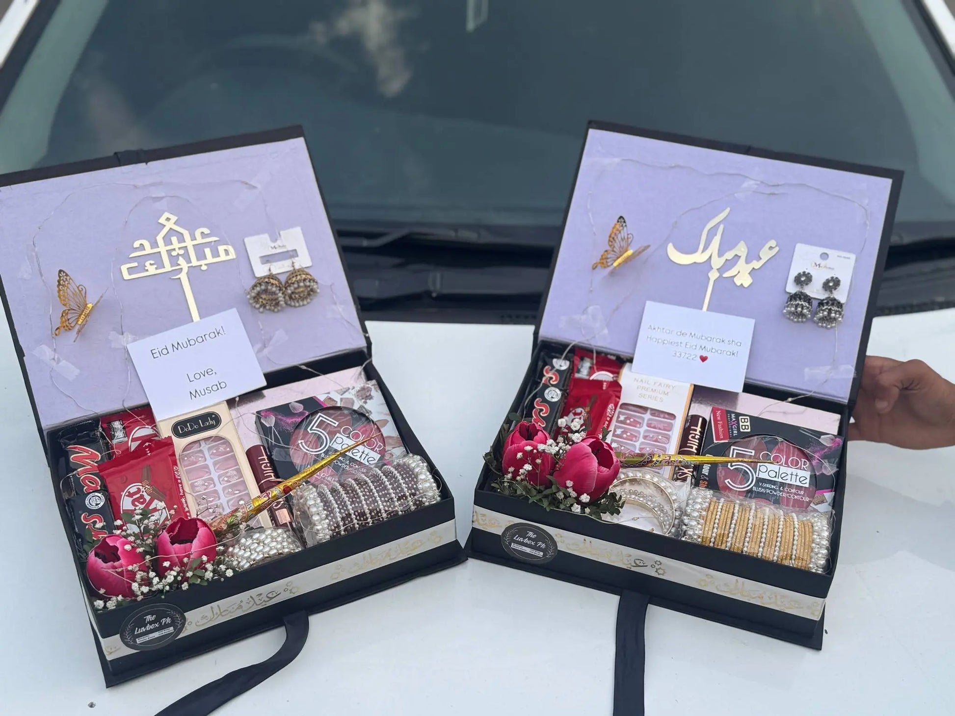 Eidi Flap Box – Luxe Eid Box with Bangles, Chocolates & More