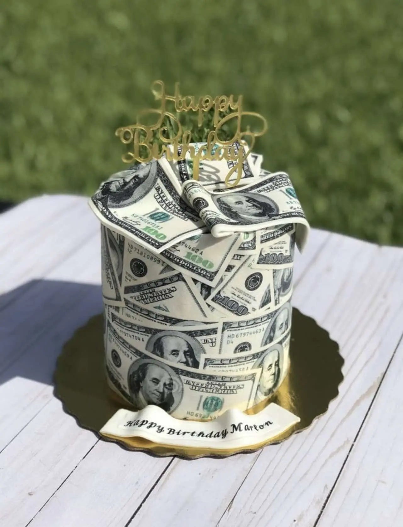 Dollar Dreams Cake