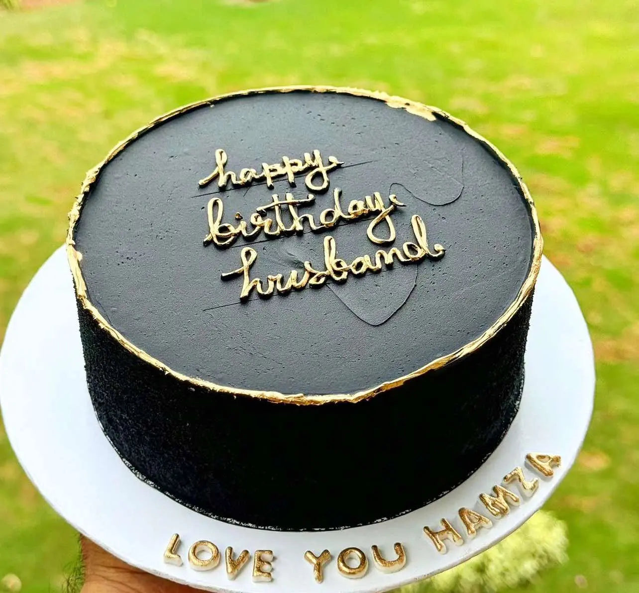 Midnight Majesty – Premium Cake for Husband
